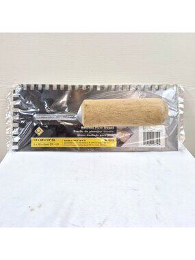 Notched Floor Trowel QEP49714 Square Knotch Tile Tool NIP